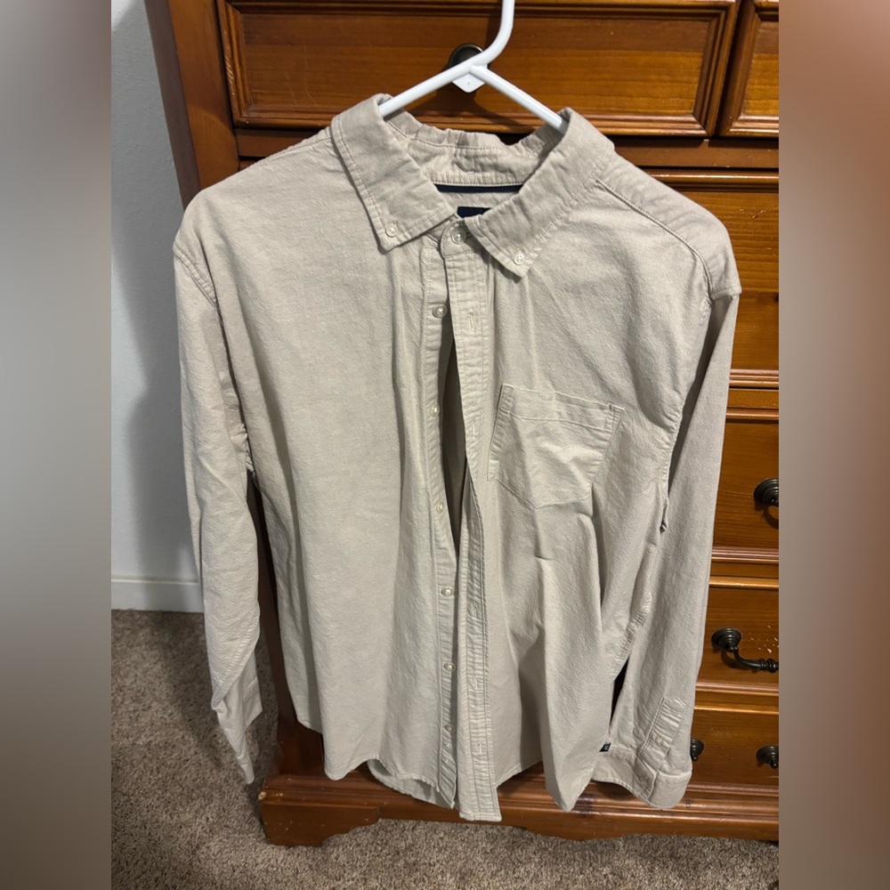 GAP Light Tan Casual Shirt